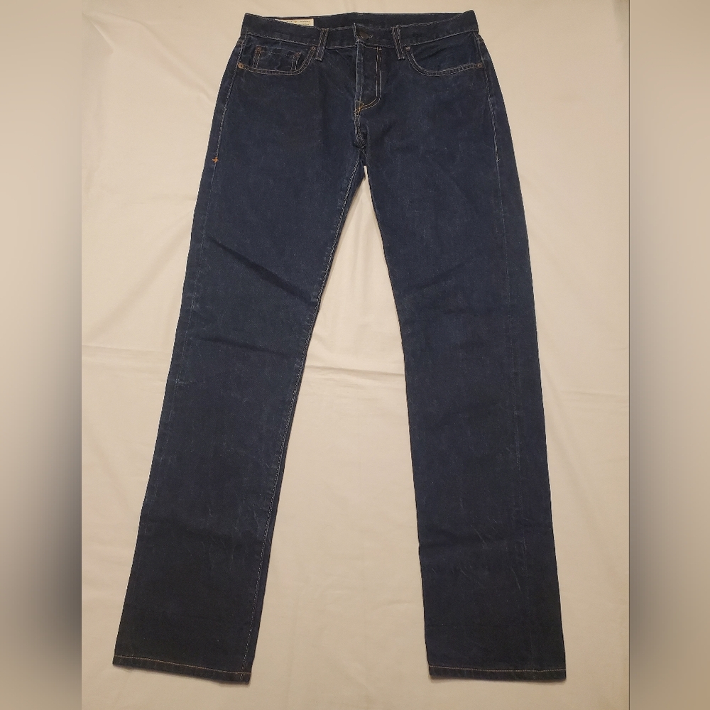 Imogene and Willie James Straight Leg Womens Jeans Size 27R Button Fly Dark Wash